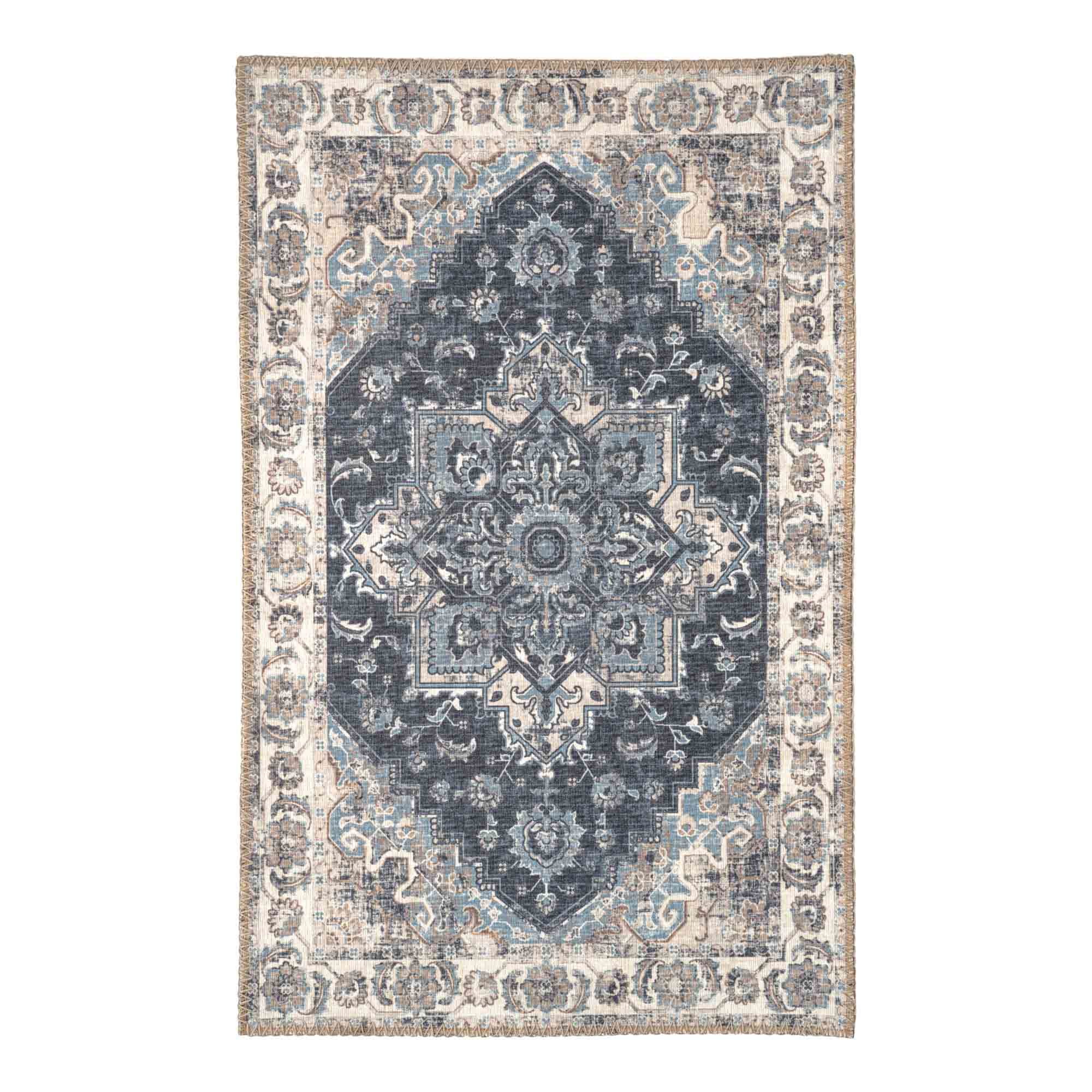 Havana Fußmatte – 50×80 cm, im Vintage-Stil, Chenille-Optik